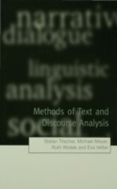 Methods of Text and Discourse Analysis