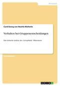 Verhalten bei Gruppenentscheidungen