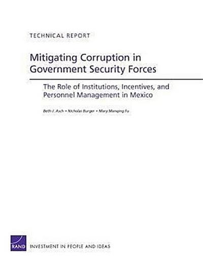 Mitigating Corruption in Government Security Forces