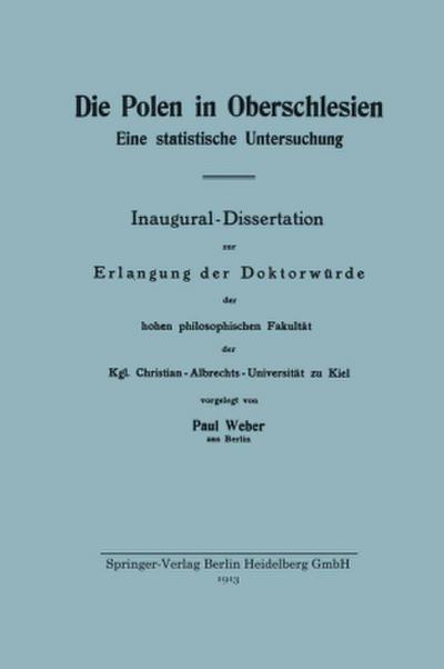 Die Polen in Oberschlesien