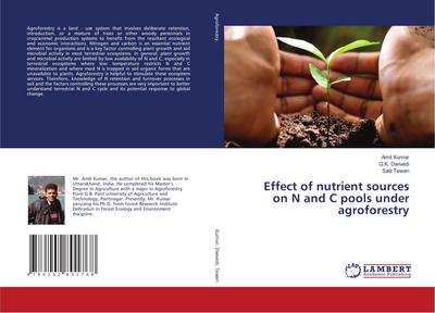 Effect of nutrient sources on N and C pools under agroforestry