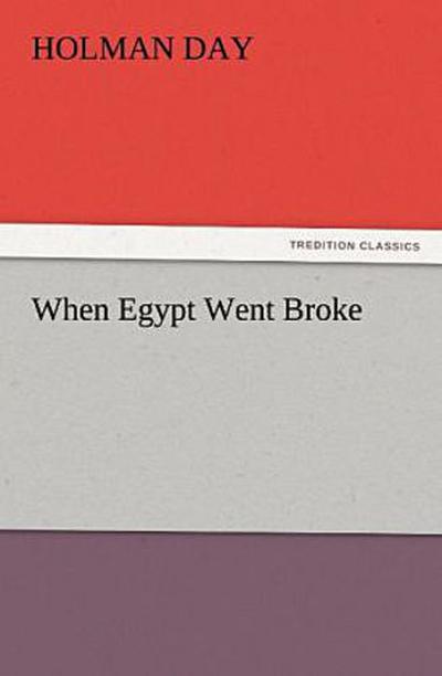 When Egypt Went Broke