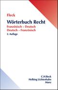 Wörterbuch Recht/Dictionnaire juridique