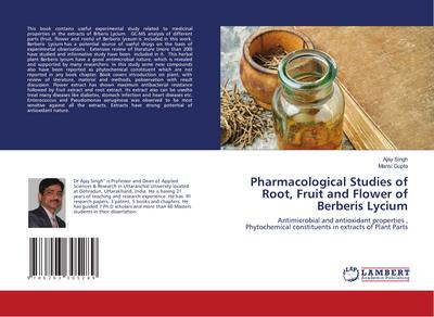 Pharmacological Studies of Root, Fruit and Flower of Berberis Lycium