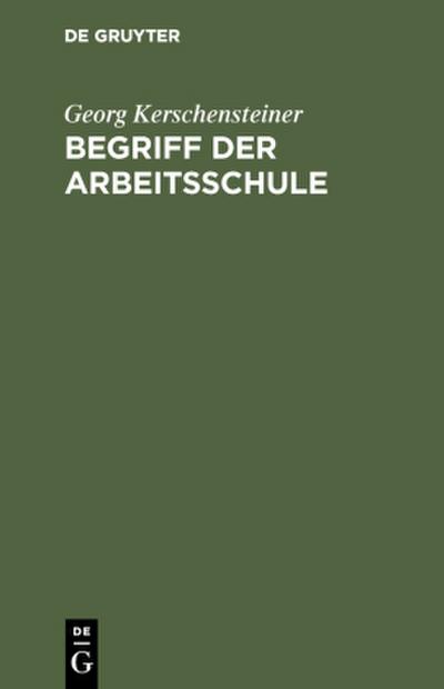 Begriff der Arbeitsschule