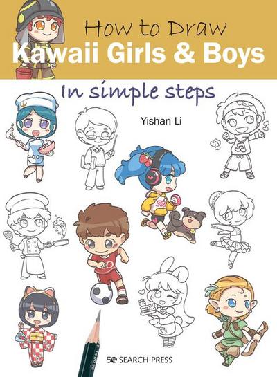 How to Draw Kawaii Girls and Boys in Simple Steps