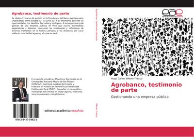 Agrobanco, testimonio de parte