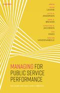 Managing for Public Service Performance
