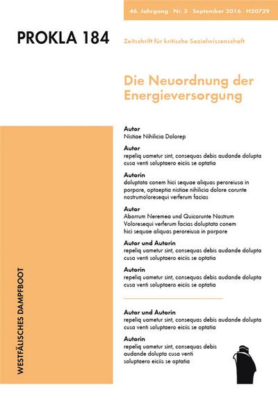 184: Energiekämpfe: Interessen, Kräfteverhältnisse und Perspektiven (PROKLA) (PROKLA / Zeitschrift für kritische Sozialwissenschaft)