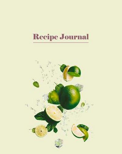 Publishers, N: Recipe Journal - Limes & Ice