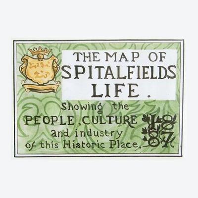 The Map of Spitalfields Life, map