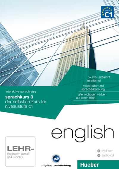 English - Interaktive Sprachreise Sprachkurs 3, DVD-ROM + Audio-CD