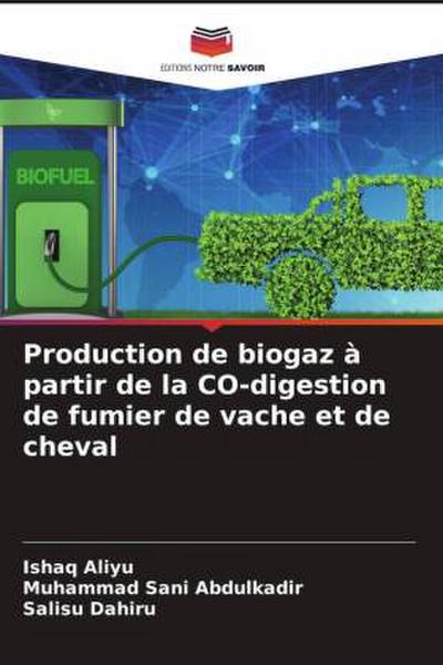 Production de biogaz à partir de la CO-digestion de fumier de vache et de cheval