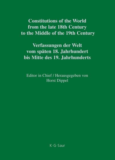 Constitutional Documents of Denmark, Norway and Sweden 1809-1849