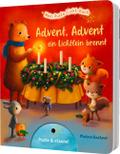 Mein Puste-Licht-Buch: Advent, Advent, ein Lichtlein brennt