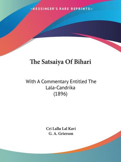 The Satsaiya Of Bihari