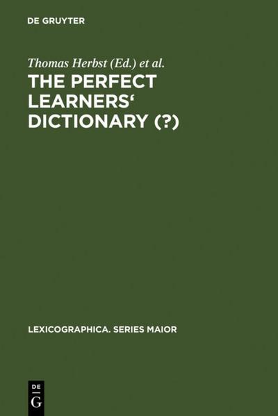 The Perfect Learners’ Dictionary (?)