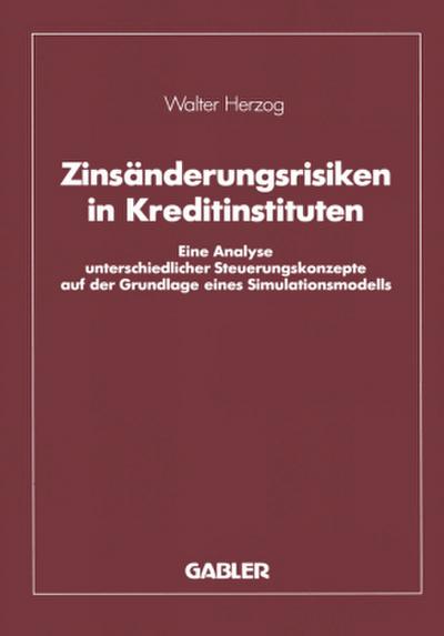 Zinsänderungsrisiken in Kreditinstituten