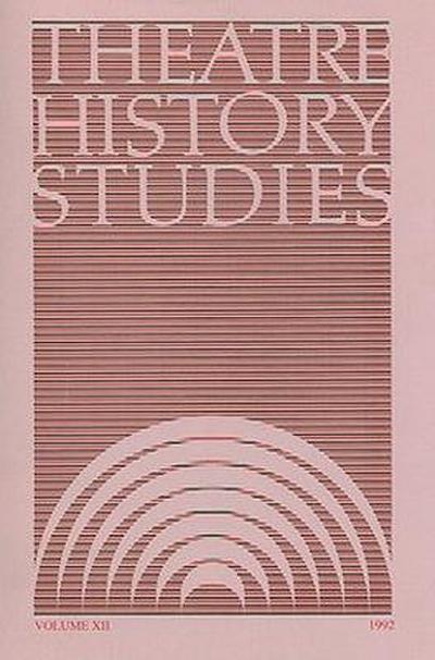Theatre History Studies 1992