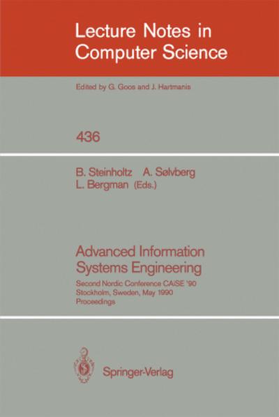 Advanced Information Systems Engineering