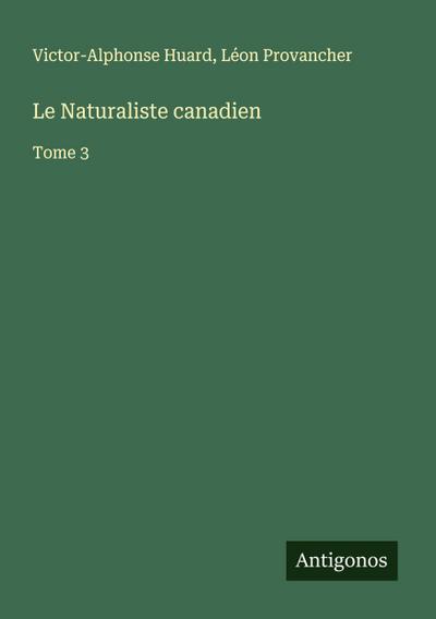 Le Naturaliste canadien