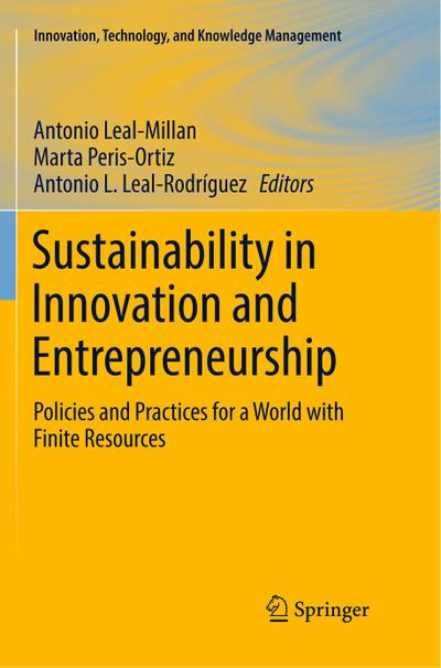 Sustainability in Innovation and Entrepreneurship