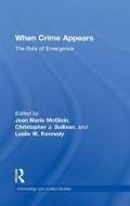 When Crime Appears