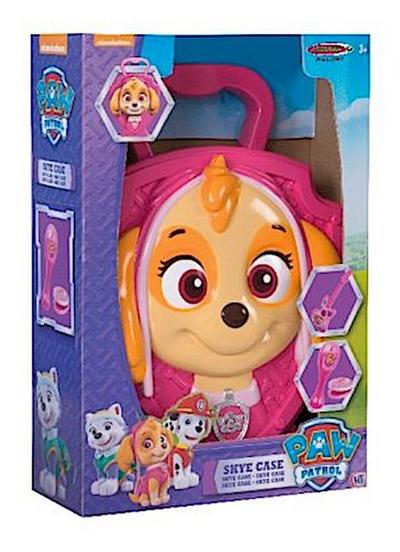 Jamara 410104 Koffer Skye-4-Teiliges Musik-Spieleset, Rhytmusgefühl spielerisch erlernen, Stabiler und handlicher Tragekoffer mit Musikinstrumenten, Paw Patrol Design Skye Case, rosa