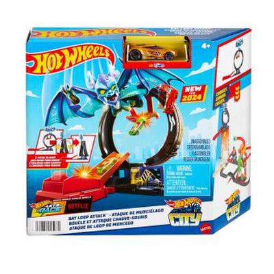Hot Wheels City Nemesis Bat vs Tire Shop