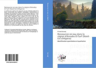 Ressources en eau dans la région d’Annaba El-Tarf (Nord-Est d’Algérie)