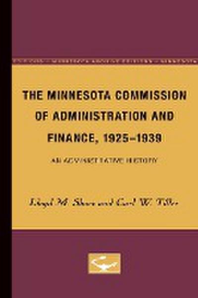 The Minnesota Commission of Administration and Finance, 1925-1939
