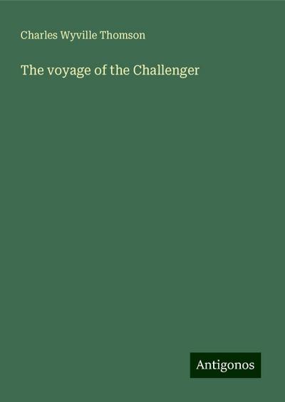 The voyage of the Challenger