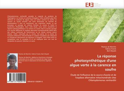 La réponse photosynthétique d’’une algue verte à la carence en soufre