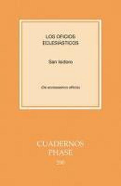 Los oficios eclesiásticos : de ecclesiasticis officiis