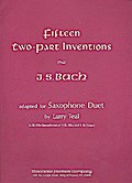 15 two-part Inventions for saxophone duet (AA or AT)