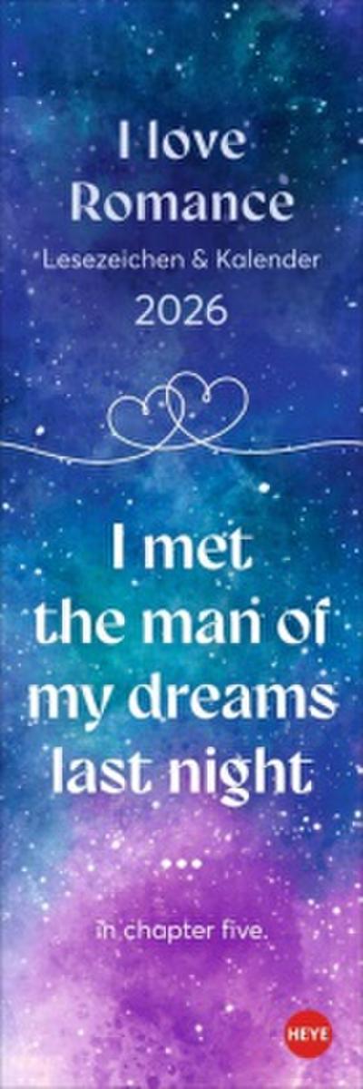 Romance Lesezeichen & Kalender 2026