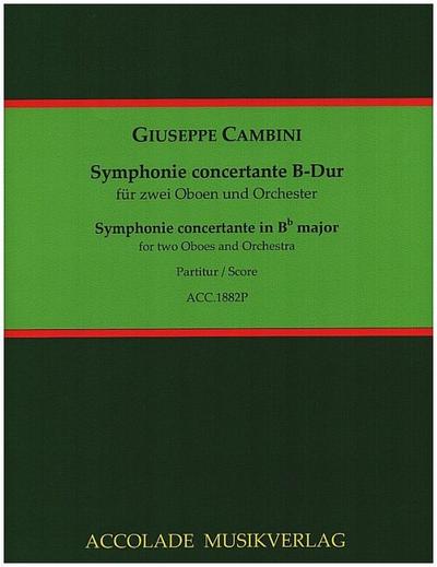 Symphonie concertante B-Durfür 2 Oboen und Orchester