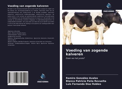 Voeding van zogende kalveren