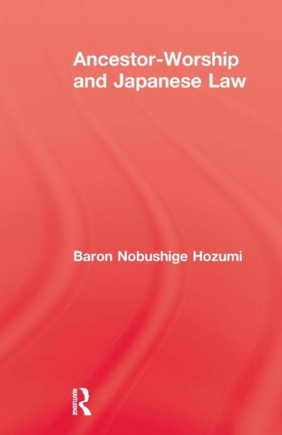 Ancestor Worship & Japanese Law