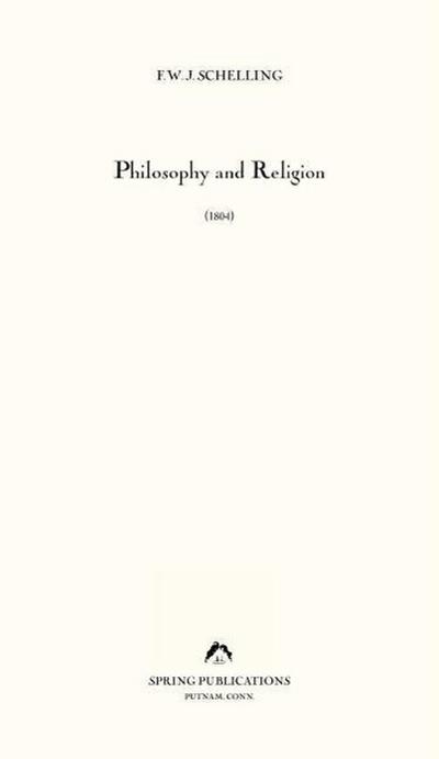 Philosophy and Religion