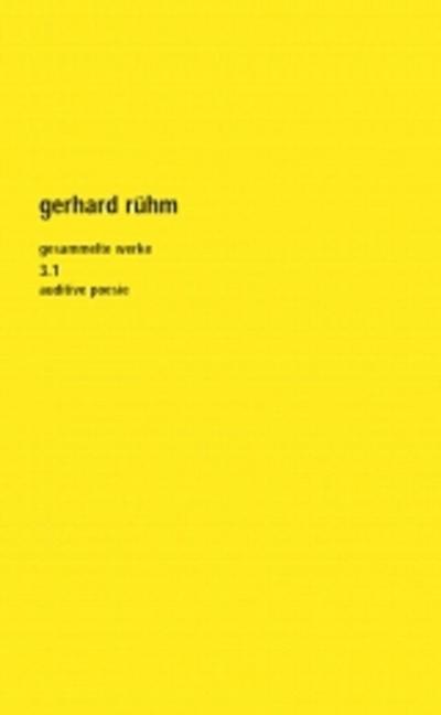 Rühm,Ges.Werke 1    /2Bde*