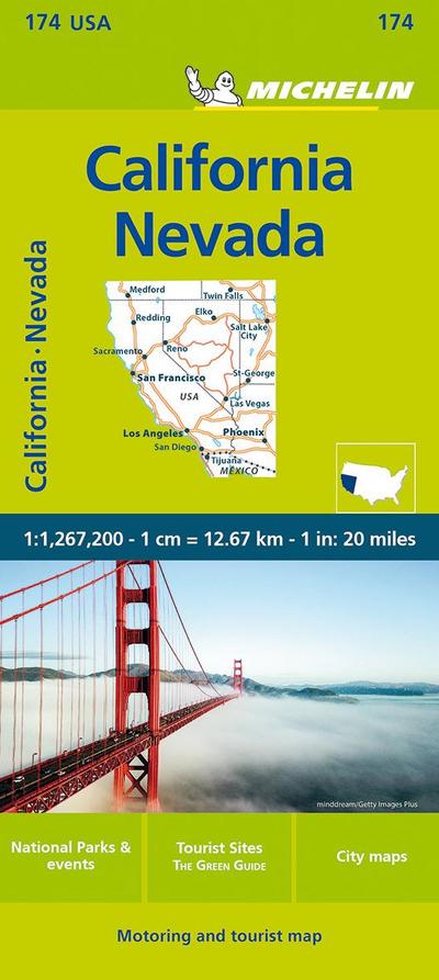 Michelin Californien Nevada 1 : 1 267.200