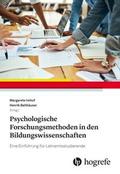 Psychologische Forschungsmethoden in den Bildungsw