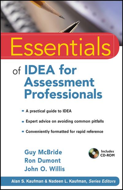 Essentials of IDEA for Assessment Professionals