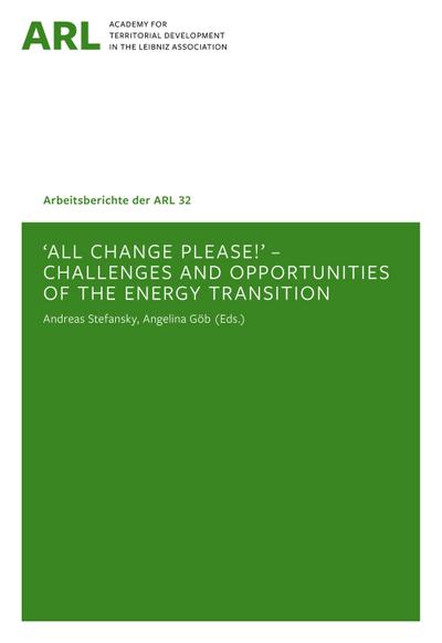 All change please! - challenges and opportunities of the energy transition