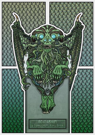 Bestiarium - A Dark Colouring Book