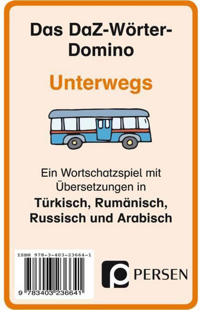 Das DaZ-Wörter-Domino: Unterwegs