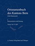 Ortsnamenbuch des Kantons Bern. Teil 4 (N-B/P)