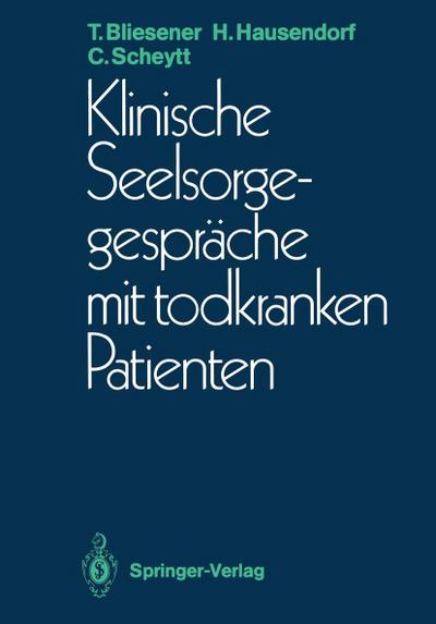 Klinische Seelsorgegespräche mit todkranken Patienten