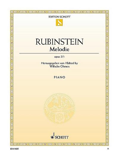 Melodie in F op.3,1für Klavier